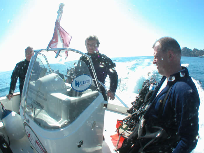 Op weg naar de haven